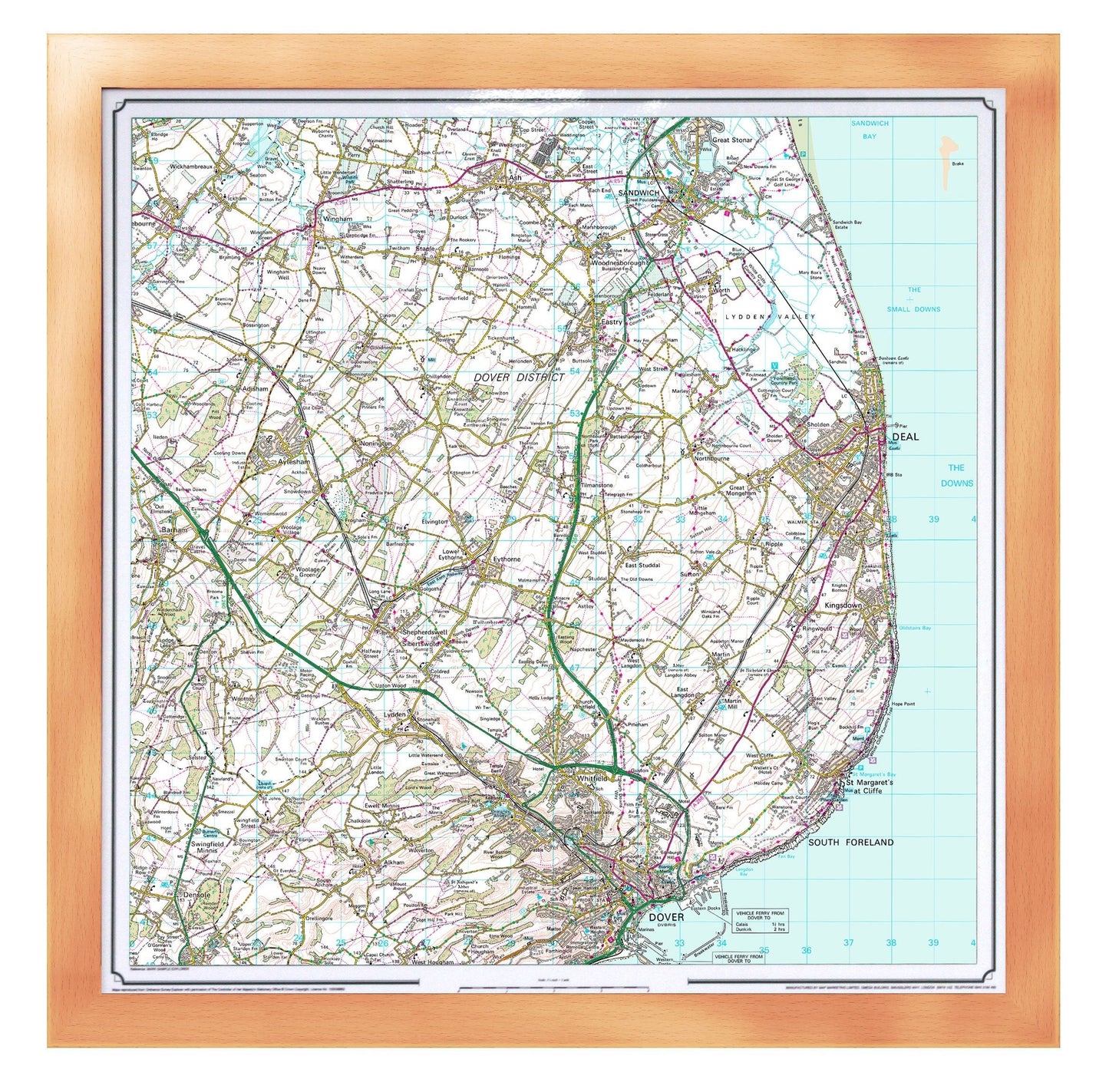 Map Gift - Personalised Ordnance Survey Landranger Map - Centred On Your Home