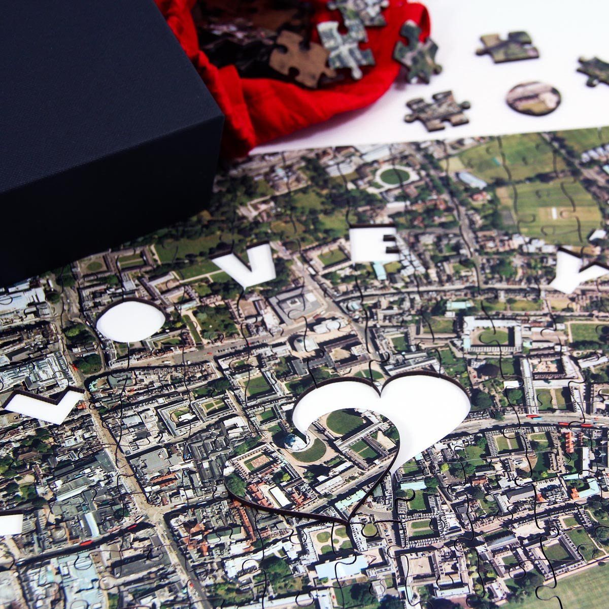 Map Gift - Personalised Special Places Wooden Jigsaw Puzzle