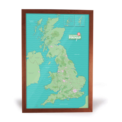 Map Gift - UK Pinboard Map