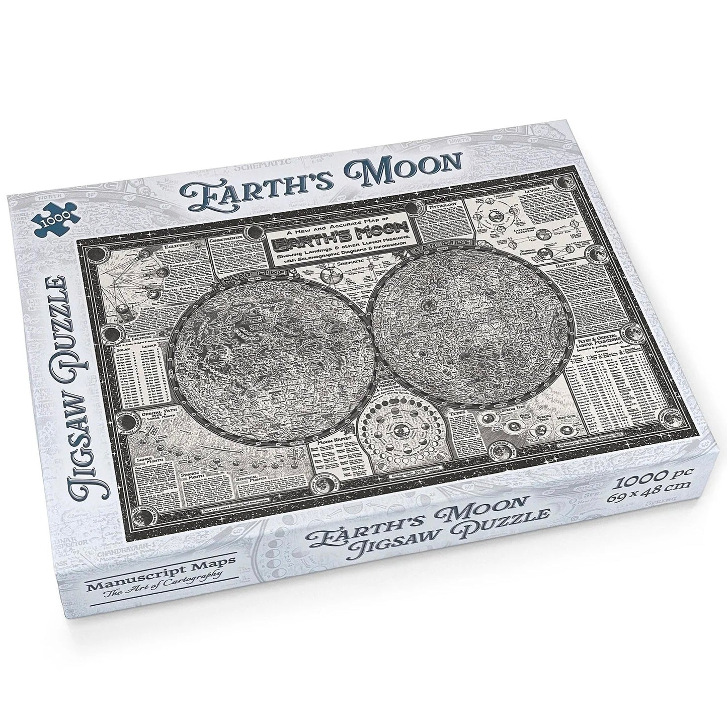 Moon Map Jigsaw 
Puzzle - 1000 pieces
