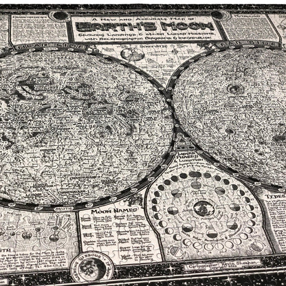 Moon Map Jigsaw 
Puzzle - 1000 pieces