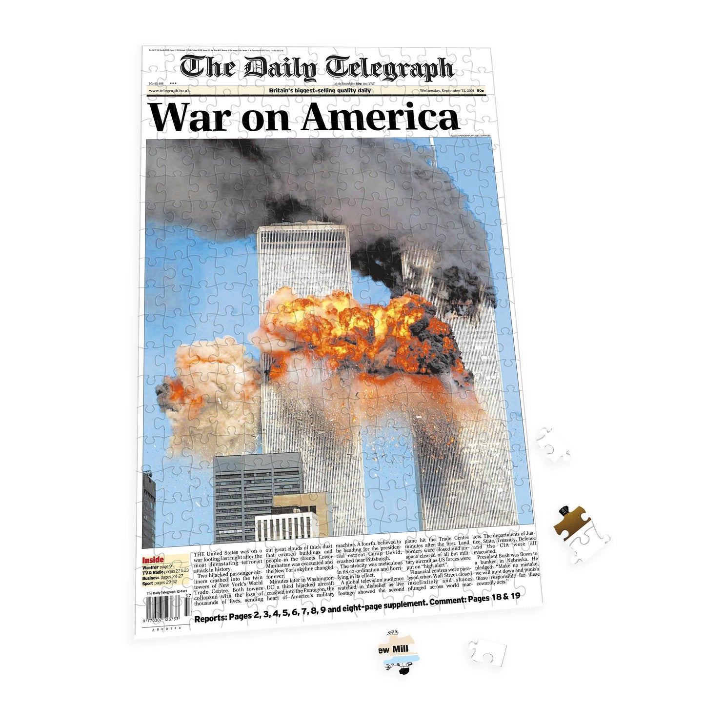 Personalised "The Telegraph" Front Page 400 Piece Jigsaw Puzzle 6