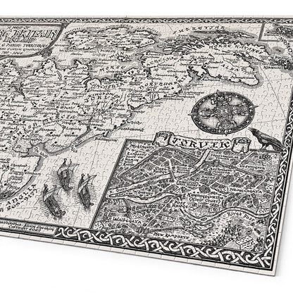 Viking Map of Britain & Ireland - 1000 piece Jigsaw Puzzle