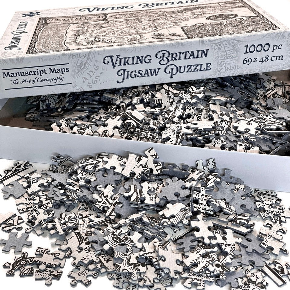 Viking Britain Map 1000 piece Jigsaw Puzzle