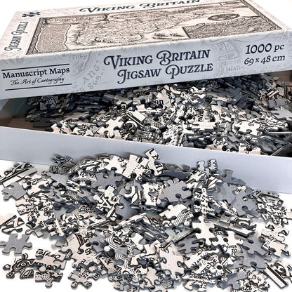 Viking Map of Britain & Ireland - 1000 piece Jigsaw Puzzle