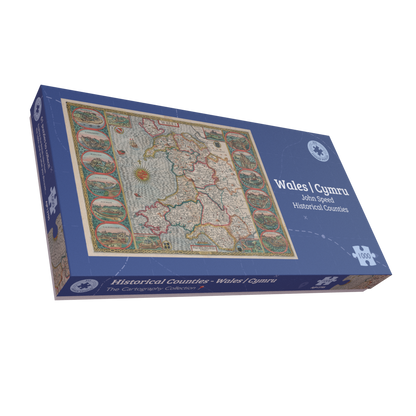 John Speed Historical Map of Wales 1000 Piece Jigsaw