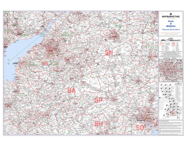 6530 Postcode Map UK Postcode Maps – Geopacks