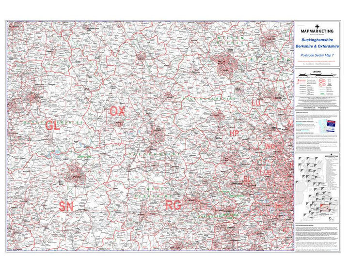 UK Postcode Maps – Geopacks
