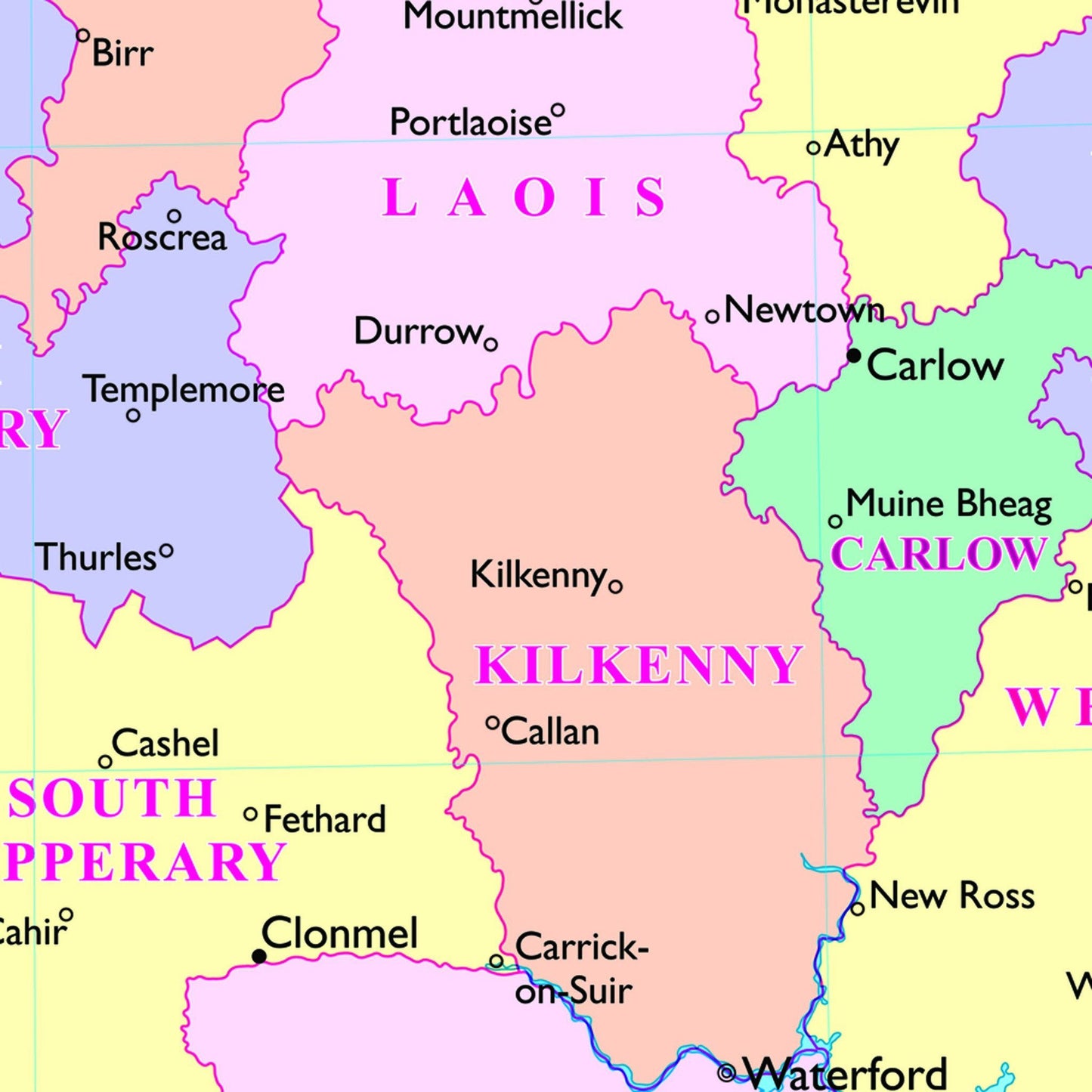 Wall Maps - Childrens Reversible Political/Physical Educational Wall Maps