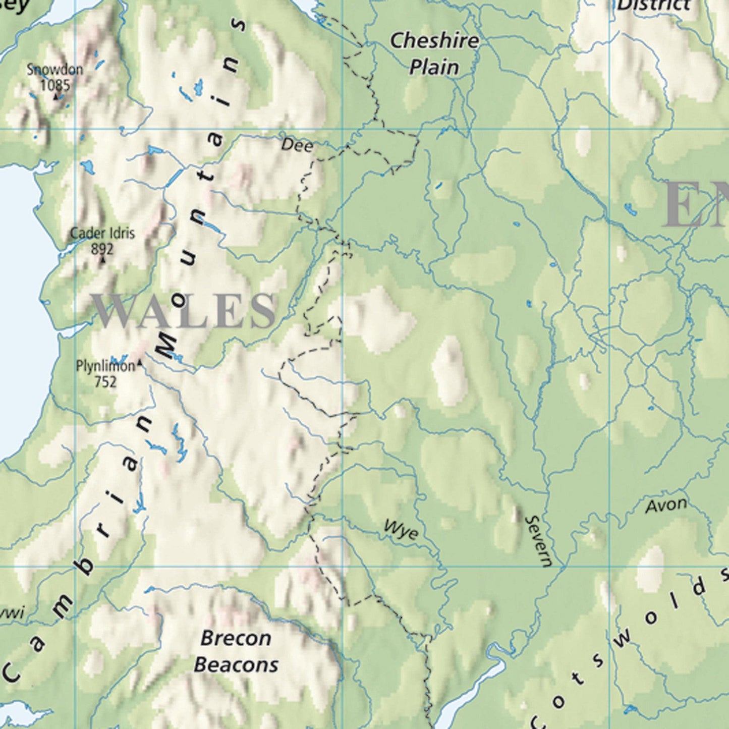 Wall Maps - Childrens Reversible Political/Physical Educational Wall Maps