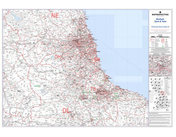 La22 Postcode UK Postcode Maps – Geopacks