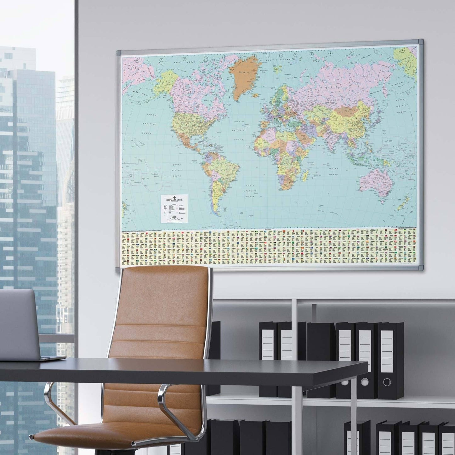 Wall Maps - World Political Wall Map