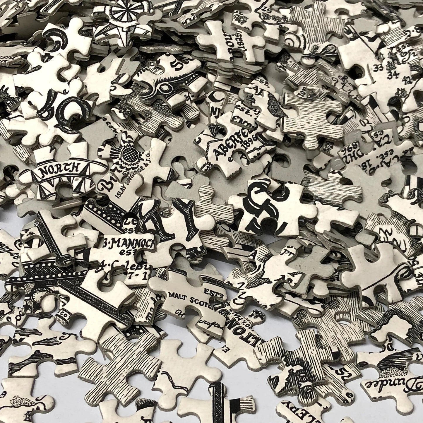 Scotland Whisky Map Jigsaw Puzzle - 1000 pieces