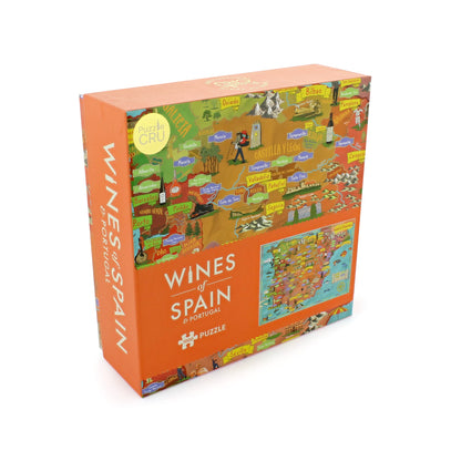 Wines of Spain and Portugal Map 1000 Piece Jigsaw Puzzle