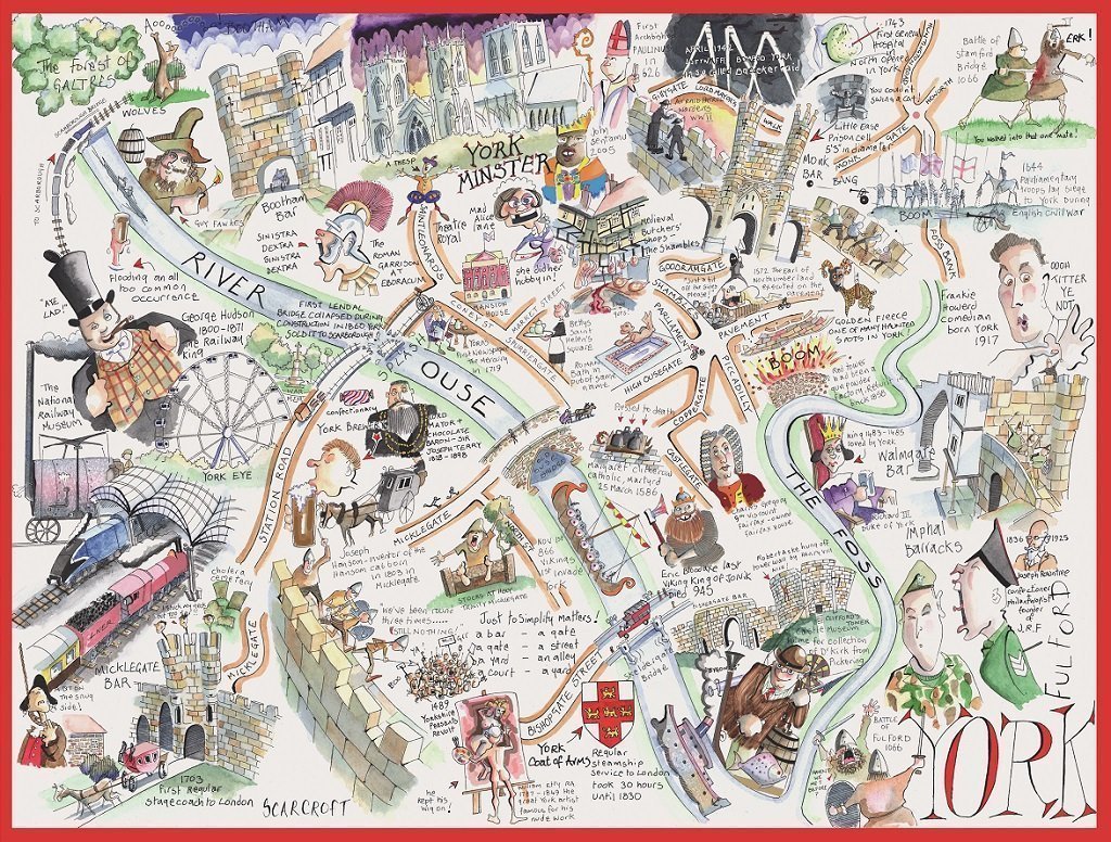 York - Tim Bulmer 1000 Piece Jigsaw Puzzle