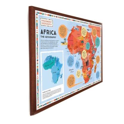 Africa Educational Wall Map - Prisoners of Geography