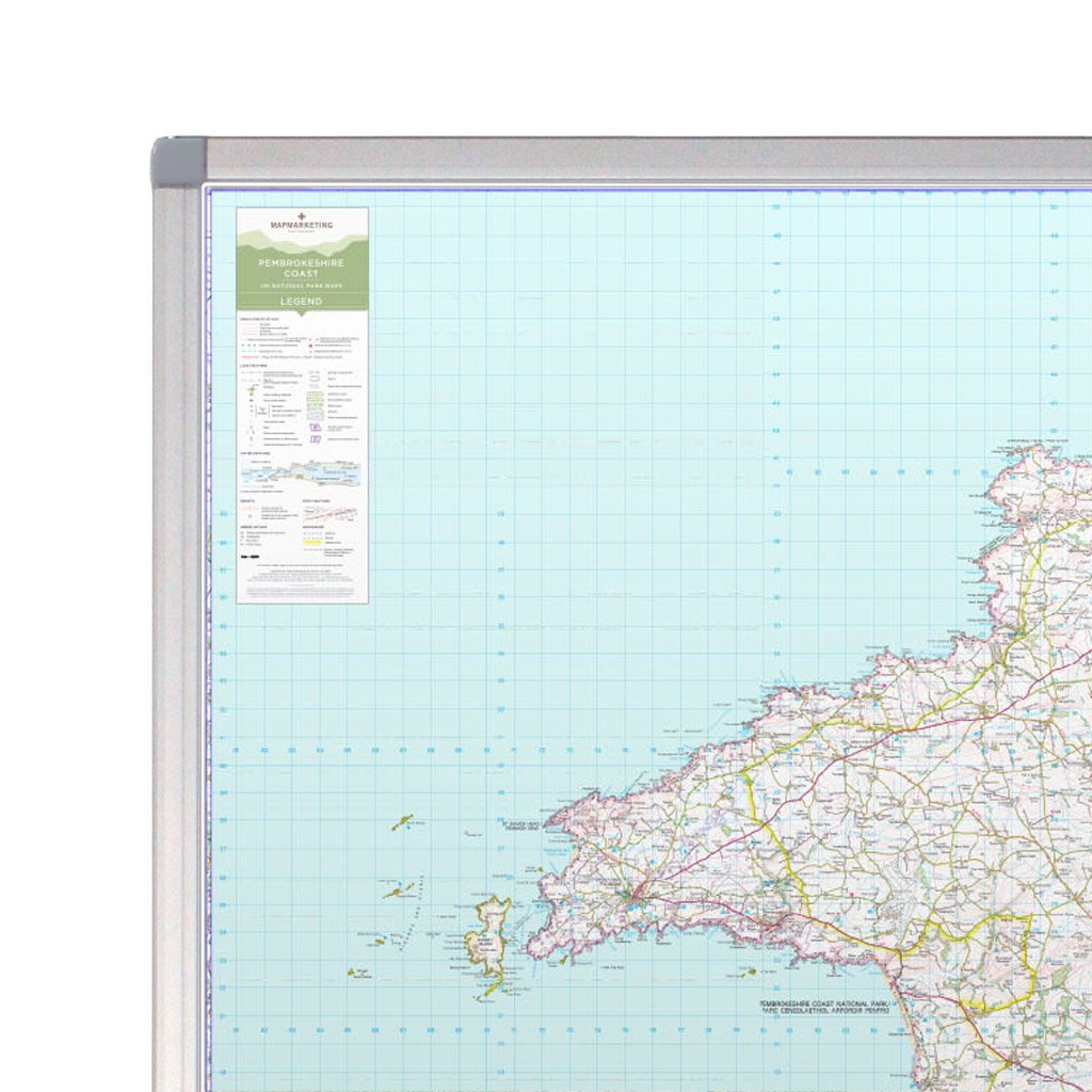 Pembrokeshire - UK National Park Wall Map