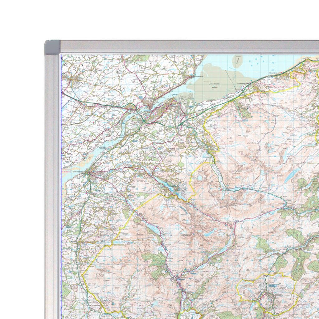 Snowdonia - UK National Park Wall Map