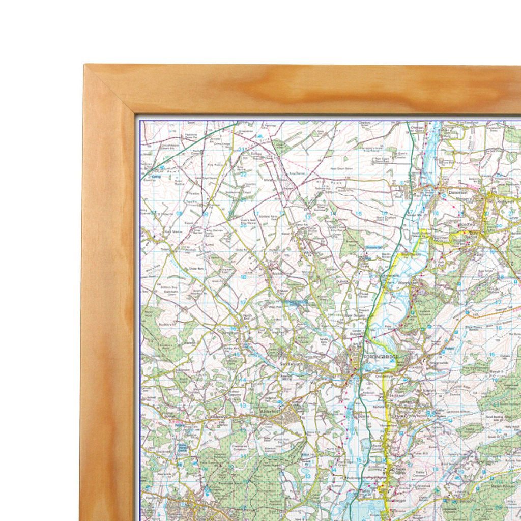 New Forest - UK National Park Wall Map