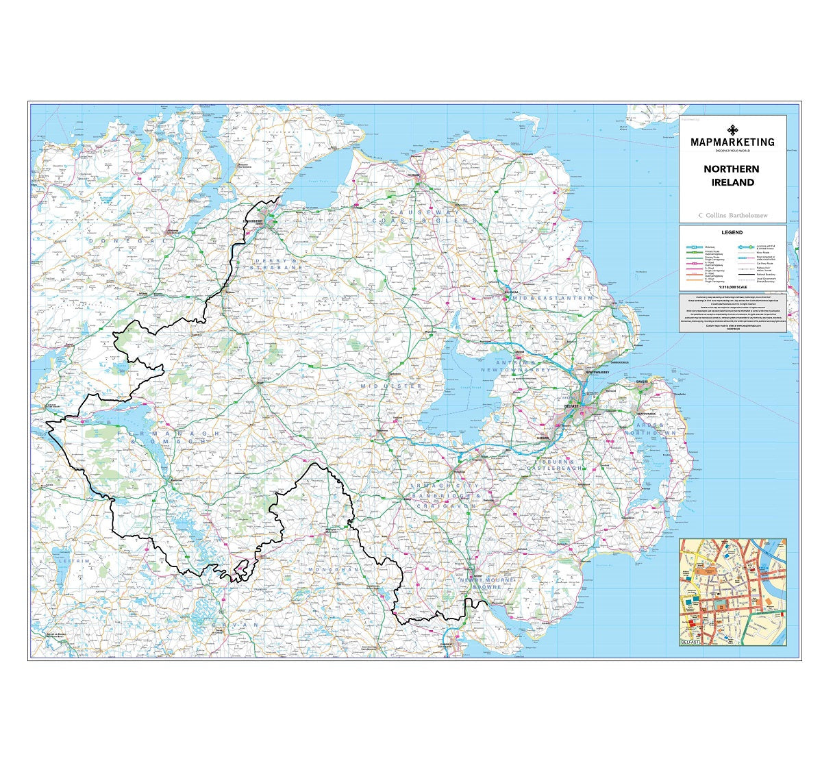 Free Detailed Road Map Of Northern Ireland RPZGIY free-detailed-road-map-of-northern-ireland-rpzgiy