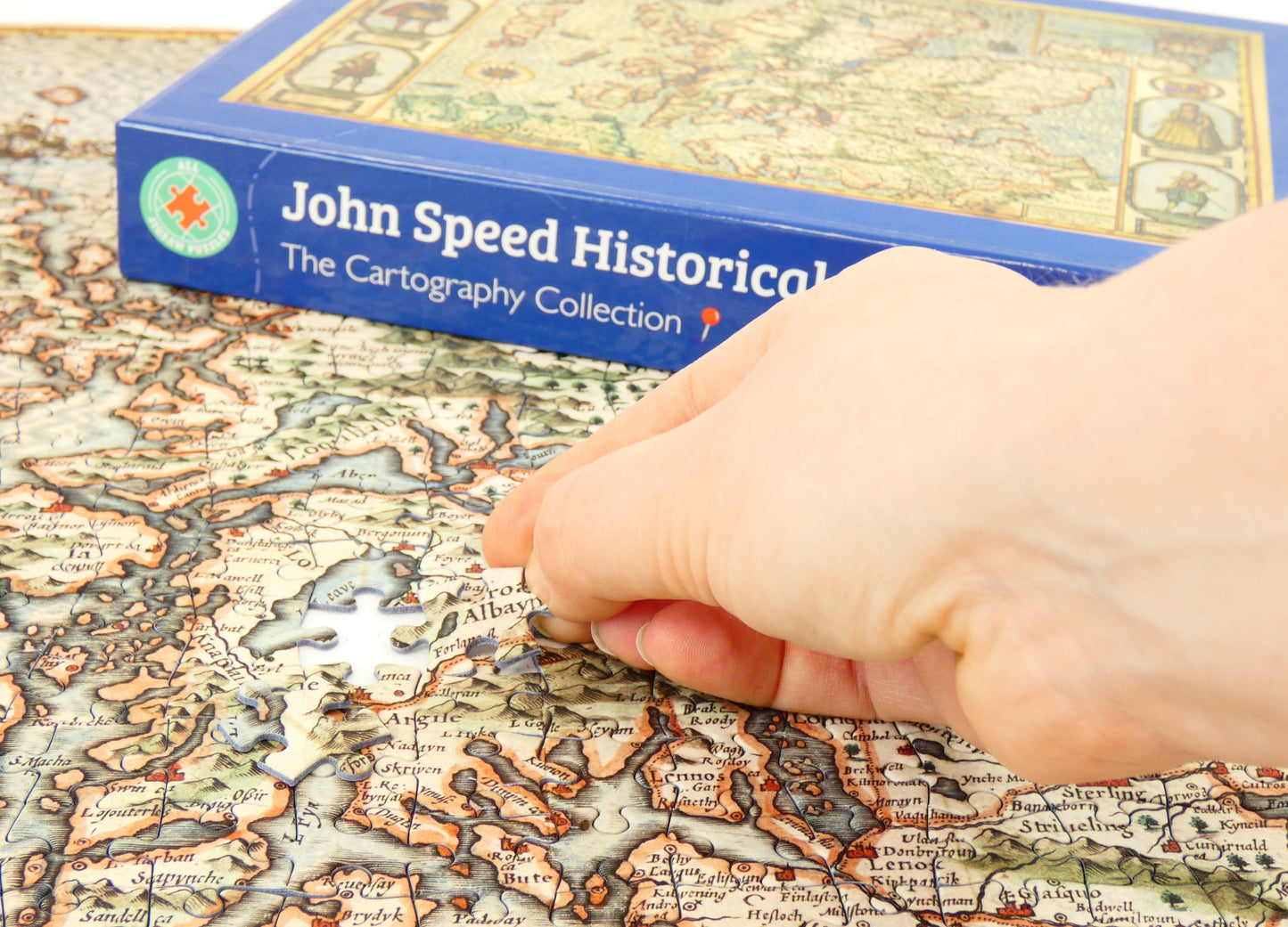 John Speed Historical Map of Scotland 1000 Piece Jigsaw Puzzle