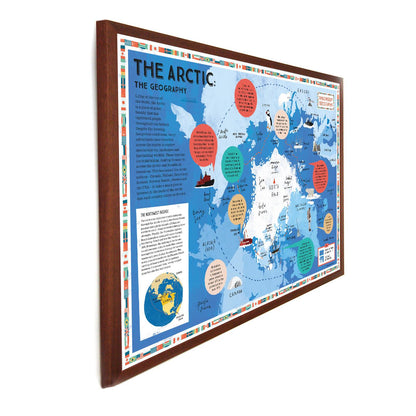 Arctic Educational Wall Map - Prisoners of Geography