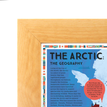 Arctic Educational Wall Map - Prisoners of Geography