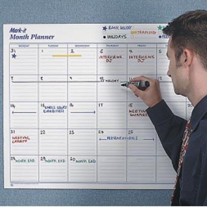 Planners - Monthly Laminated Wall Planner