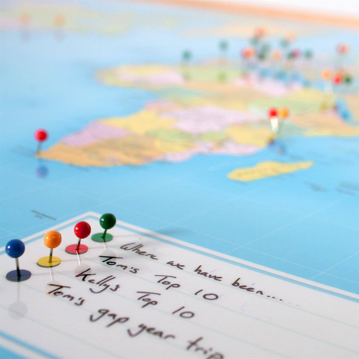 Wall Map - World Traveller Wall Map