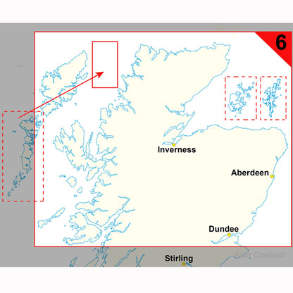 Wall Maps - Northern Scotland (Uist, Orkney And Shetland) Postcode Map - District Map 6