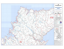 Scottish Highlands (North) - Postcode Sector Map 34 – Geopacks
