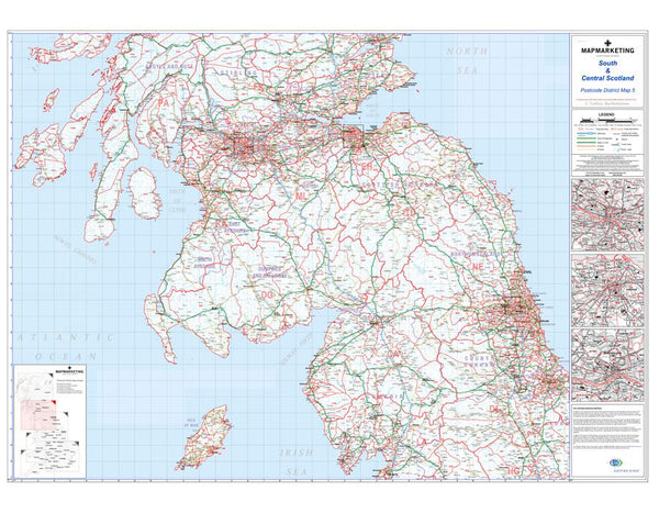 South and Central Scotland (Glasgow, Edinburgh and Newcastle-upon-Tyne ...
