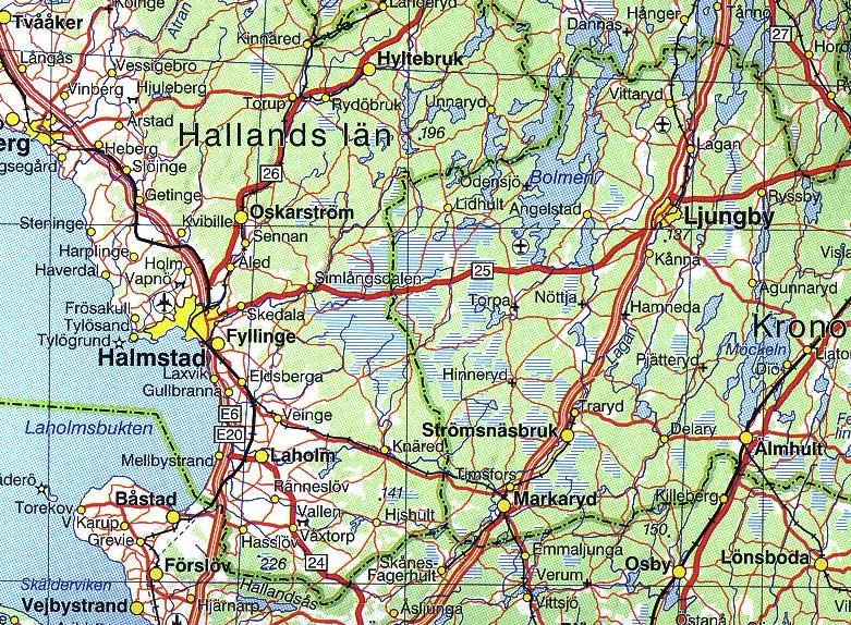 Wall Maps - Sweden Political Wall Map - Swedish Map