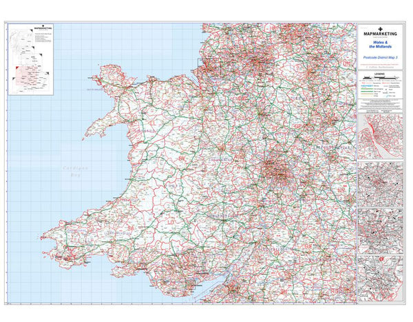 Wales and the Midlands (Liverpool, Birmingham, Cardiff, Bristol) - Dis ...